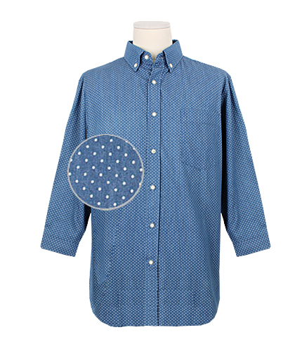 #zs 1315 blue dot shirts